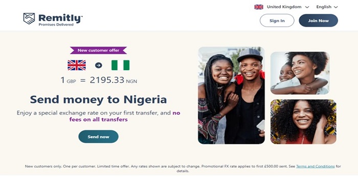 Remitly Apps to Send Money to Nigeria